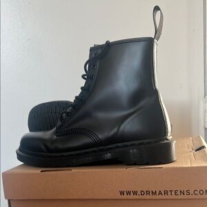 Dr. Martens Black Leather Ankle Boots